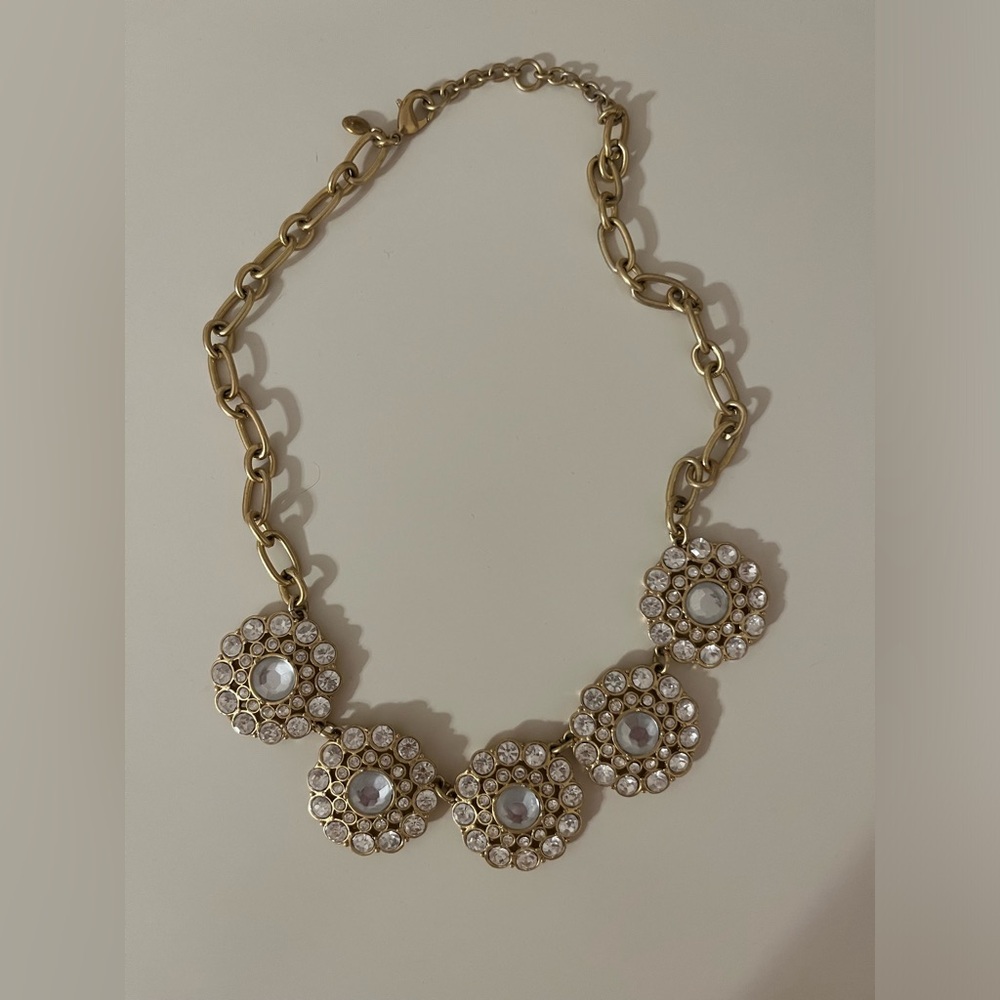 J. Crew Gold Statement Necklace